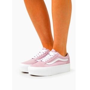 VANS Old Skool Stackform Shoes Keepsake Lilac Pink Womens Sz 8, Mens 6.5 New